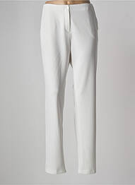 Pantalon slim talie elastică mărime normală alb JUMFIL femme