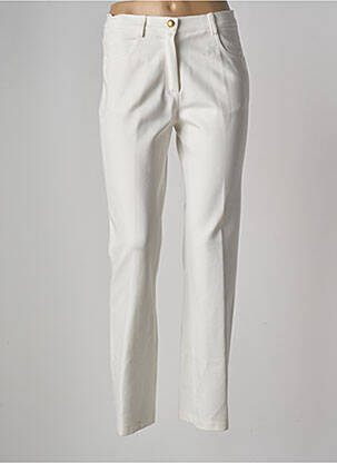 Pantalon slim alb JUMFIL femeie