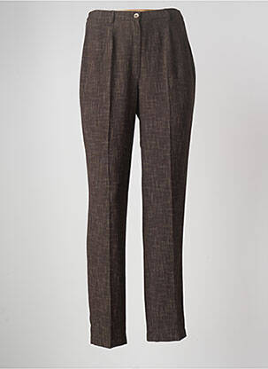 Pantalon slim talie înaltă talie înaltă maro JUMFIL femeie