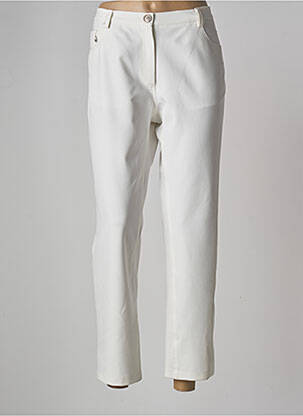 Pantalon 7/8 alb JUMFIL femeie
