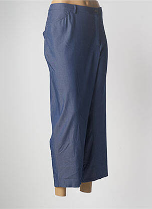 Pantalon trei sferturi albastru JUMFIL femeie