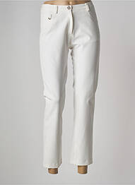 Pantalon 7/8 talie înaltă talie înaltă bej JUMFIL femme