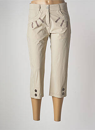 Pantalon trei sferturi bej JUMFIL femeie