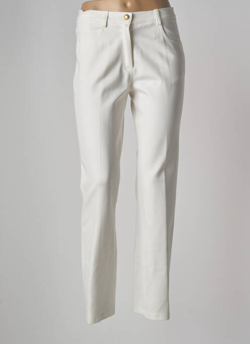 Pantalon slim alb JUMFIL femeie