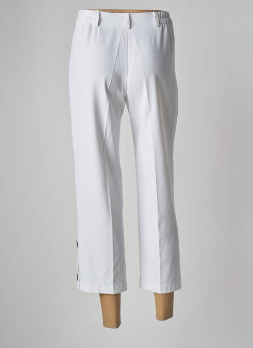 Pantalon trei sferturi alb JUMFIL femeie