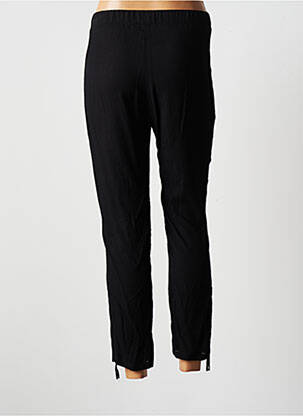 Pantalon 7/8 talie elastică mărime normală negru JUMFIL femeie