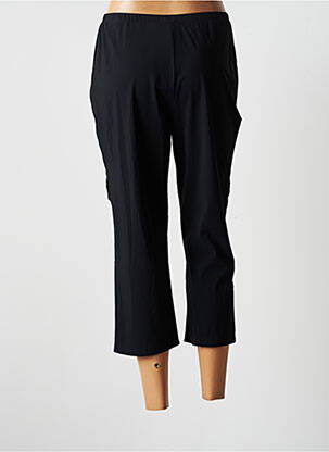 Pantalon trei sferturi elasticitate mărime normală negru JUMFIL femeie