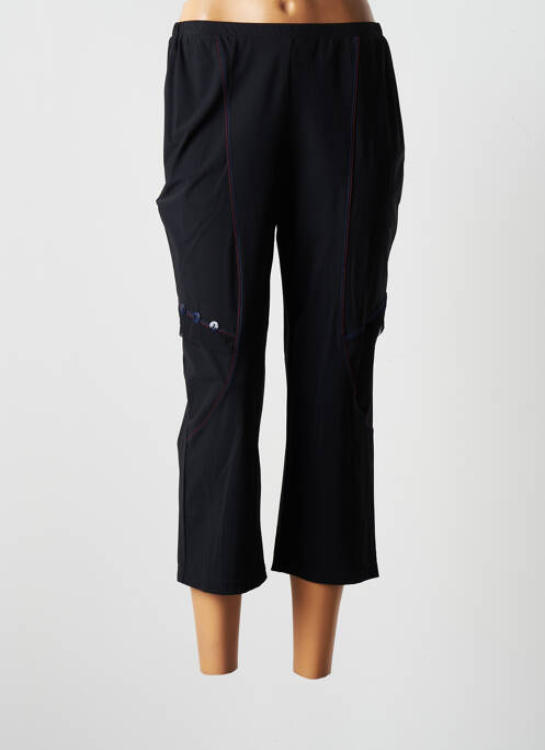 Pantalon trei sferturi negru JUMFIL femeie