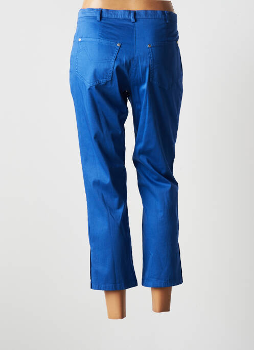 Pantalon trei sferturi albastru JUMFIL femeie