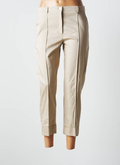 Pantalon trei sferturi bej JUMFIL femeie