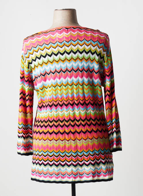 Pulover tunică elasticitate mâneci lungi portocaliu JUMFIL femme