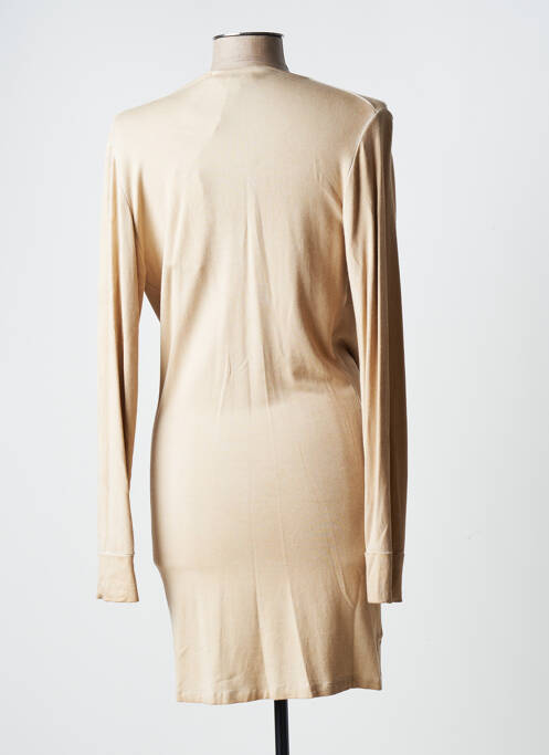 Rochie scurtă bej KOSMIKA femeie