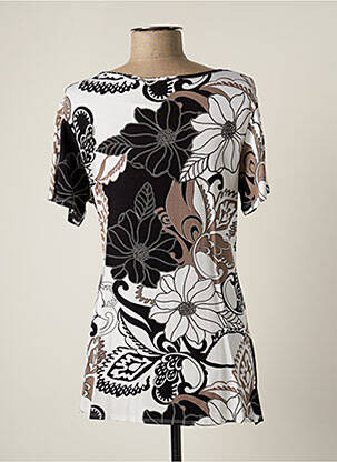 Top elasticitate mâneci scurte negru JUMFIL femeie