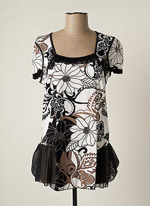 Tunică mâneci scurte negru JUMFIL femeie