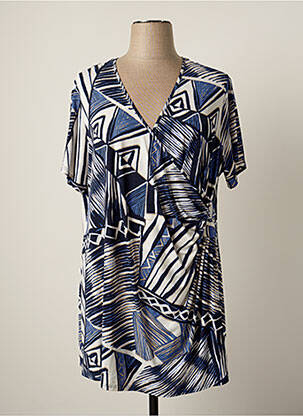 Tunică mâneci scurte albastru JUMFIL femeie