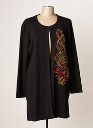 Vestă cu mâneci lungi elasticitate negru JUMFIL femme