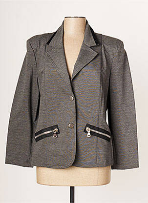 Jachete casual guler tip costum gri JUMFIL femeie
