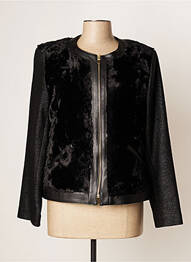 Jachete casual guler rotund negru JUMFIL femeie