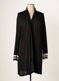 Vestă cu mâneci lungi elasticitate negru JUMFIL femme