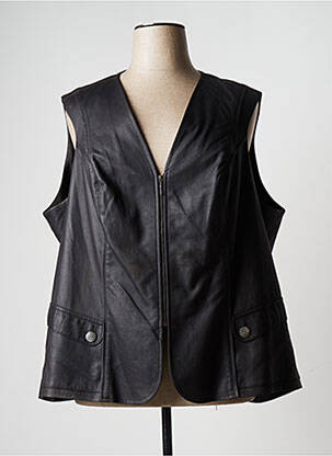 Geci din piele ecologică negru JUMFIL femeie