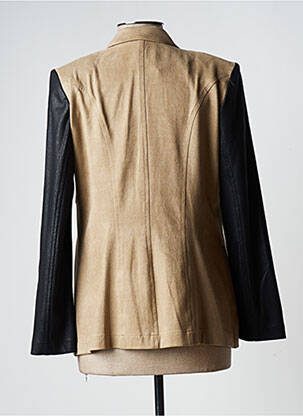 Jachete casual guler tip costum bej JUMFIL femeie