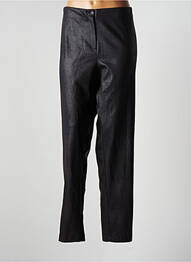 Pantalon slim talie elastică mărime normală negru JUMFIL femeie