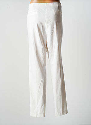 Pantalon slim talie elastică mărime normală bej BRUNO SAINT HILAIRE femeie