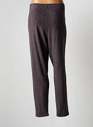 Pantalon slim talie elastică mărime normală gri EVA KAYAN femeie