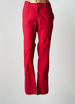 Pantalon chino talie joasă talie joasă roșu KARIBAN femeie