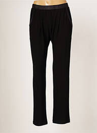 Pantalon drept țesătură crep mărime normală negru JUMFIL femme