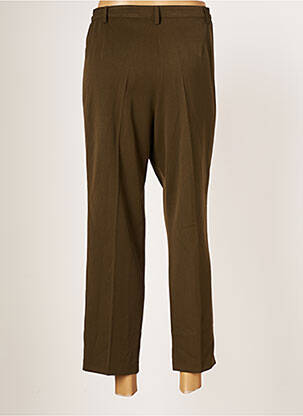 Pantalon drept țesătură crep mărime normală verde JUMFIL femeie