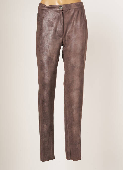 Pantalon slim maro JUMFIL femeie