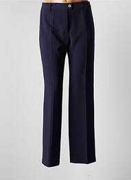 Pantalon drept țesătură poplin mărime normală albastru JUMFIL femeie