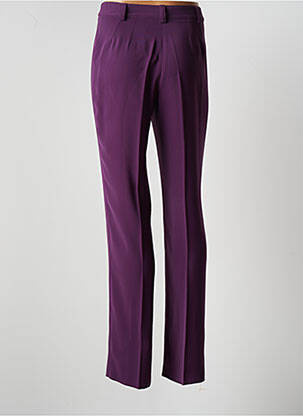 Pantalon slim talie elastică mărime normală violet JUMFIL femeie