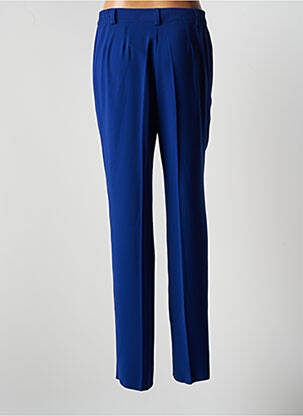 Pantalon slim talie elastică mărime normală albastru JUMFIL femeie