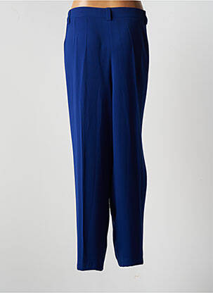 Pantalon slim talie elastică mărime normală albastru JUMFIL femeie