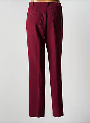 Pantalon slim talie elastică mărime normală roșu JUMFIL femeie