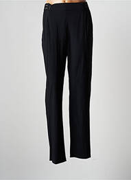 Pantalon slim talie elastică talie înaltă negru JUMFIL femeie