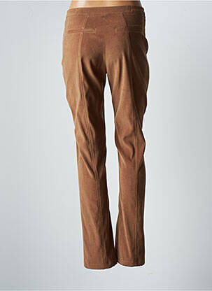 Pantalon slim talie elastică mărime normală galben JUMFIL femeie