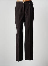 Pantalon slim buzunare talie înaltă maro BRUNO SAINT HILAIRE femme