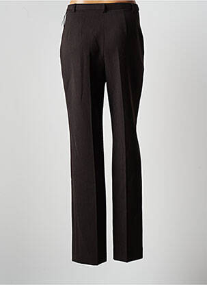 Pantalon slim talie înaltă talie înaltă maro BRUNO SAINT HILAIRE femeie