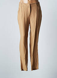 Pantalon drept țesătură crep mărime normală bej MERI & ESCA femme