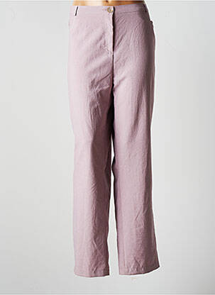 Pantalon drept țesătură crep mărime normală violet JUMFIL femeie