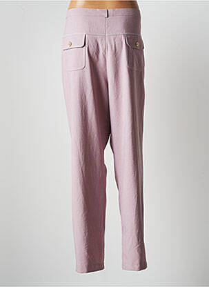 Pantalon drept țesătură crep mărime normală violet JUMFIL femeie