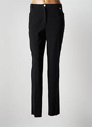 Pantalon slim talie elastică mărime normală albastru JUMFIL femeie