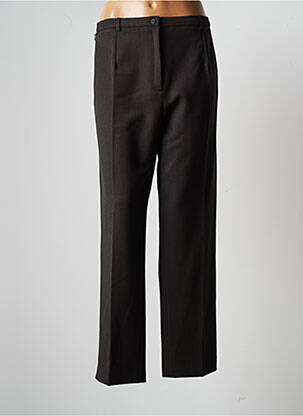 Pantalon drept talie elastică mărime normală maro JUMFIL femeie