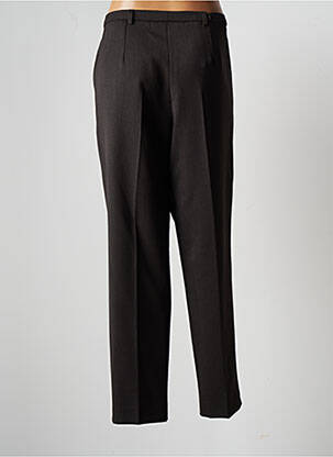 Pantalon drept talie elastică mărime normală maro JUMFIL femeie