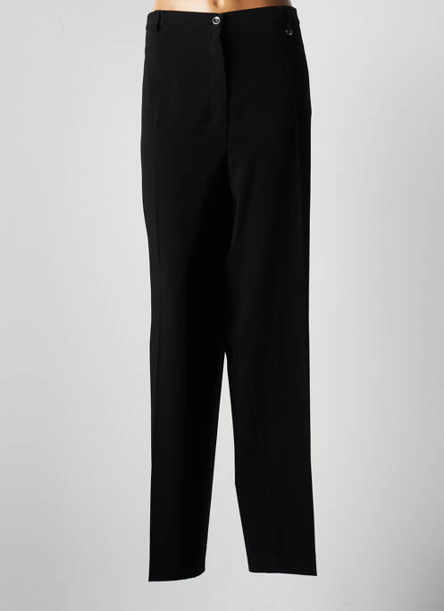 Pantalon drept negru BRUNO SAINT HILAIRE femeie