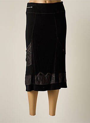 Fustă midi negru JUMFIL femeie