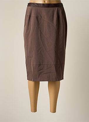 Fustă midi maro JUMFIL femeie